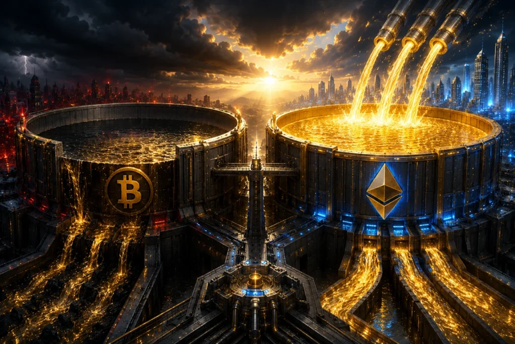 Diverging Fortunes: Ethereum Spot ETFs Witness Resurgence Amidst Bitcoin Outflows