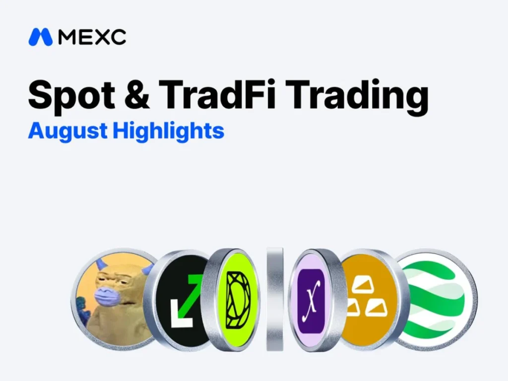MEXC Reports Robust August 2026 Growth: 21% Surge in New Token Traders and Surging Demand for TradFi Assets