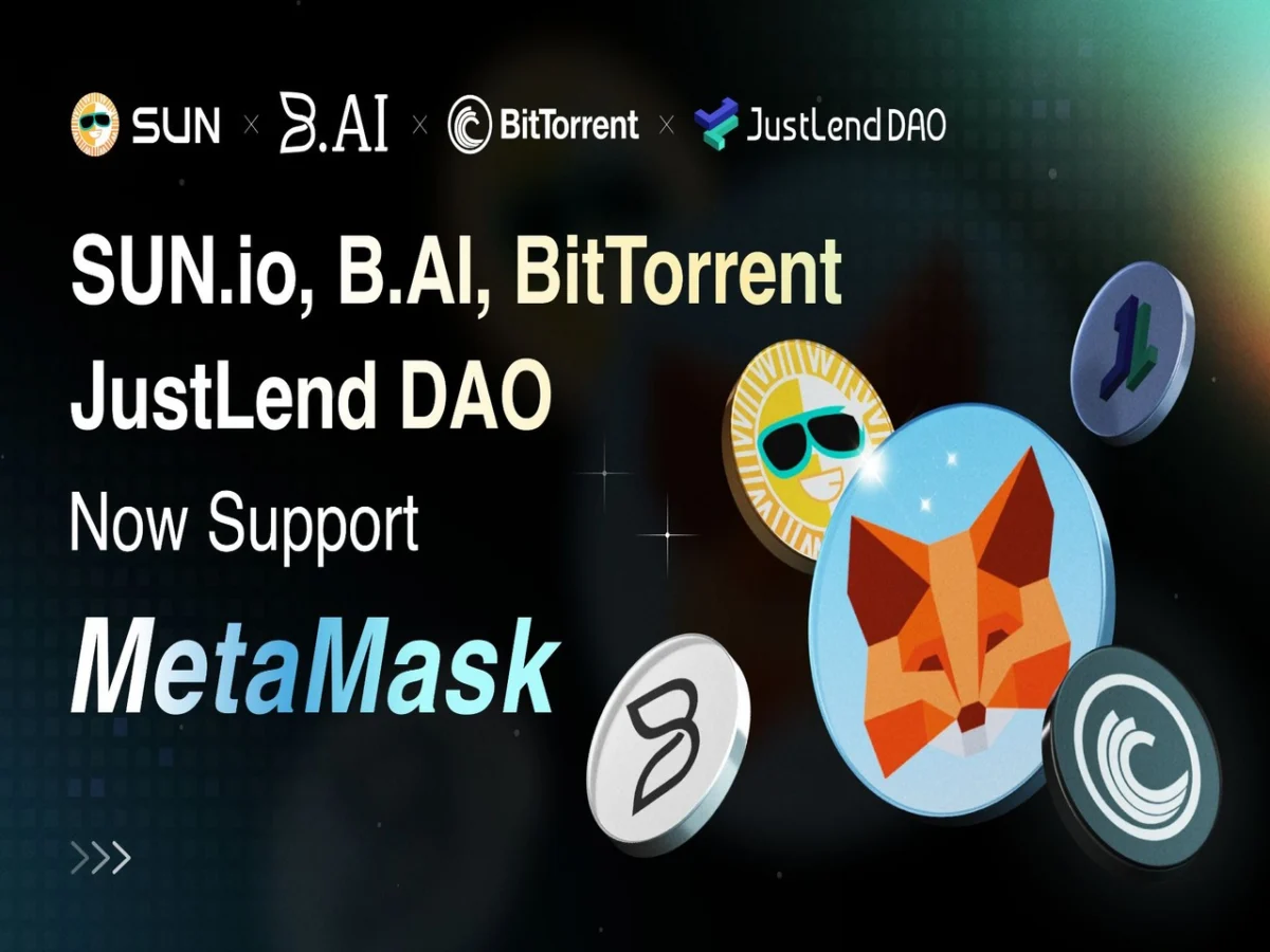 TRON Ecosystem Expands Web3 Reach as Four Leading dApps Integrate MetaMask Connectivity