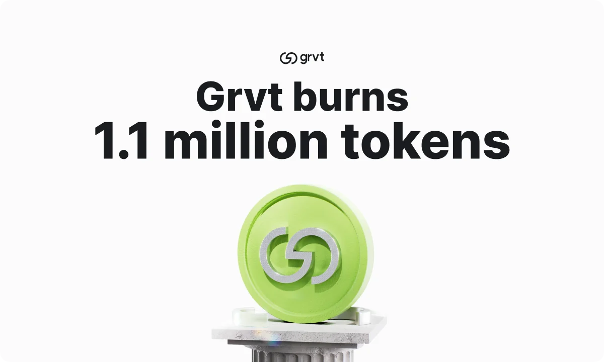 Grvt Executes First Token Buyback and Burn Ahead of Four Major Product Milestones Culminating in Grvt 2.0